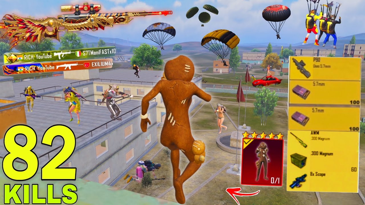 82 Kills🔥 IN 20 MINUTES NEW HARDEST GAMEPLAY 🥵 Pubg mobile