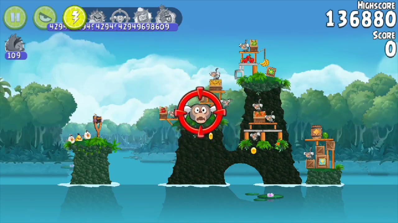 Angry Birds Rio Treasure Hunt Mighty Eagle 100%