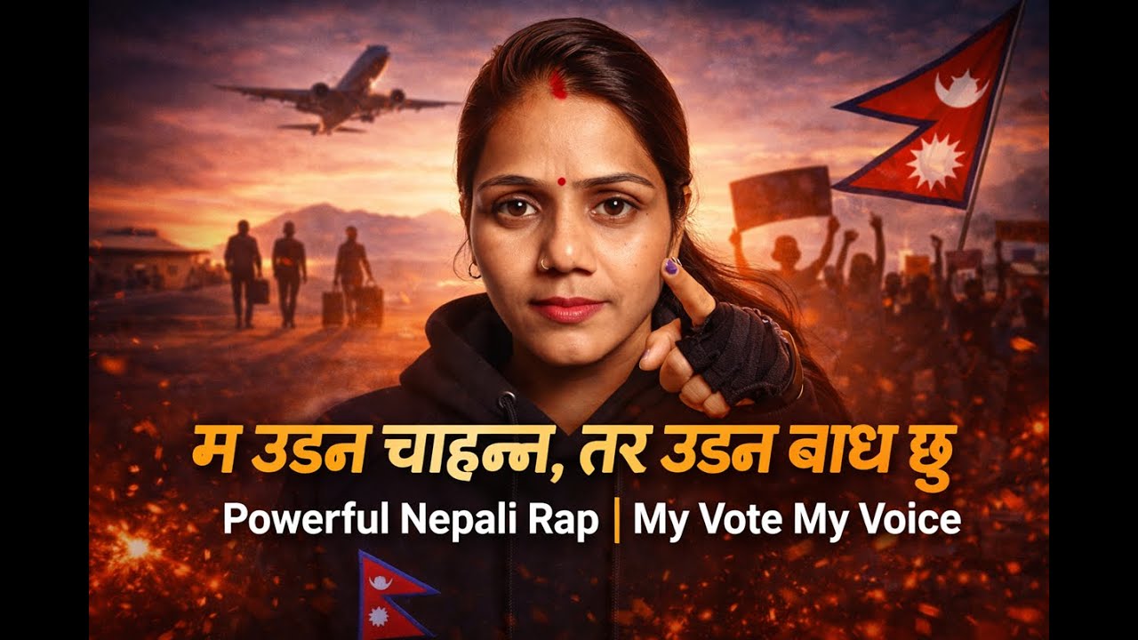 म उड्न चाहन्न, तर उड्न बाध्य छु | Powerful Nepali Rap | My Vote My Voice