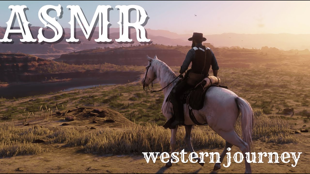 ASMR RDR2 | Long Ride Through New Austin | Beecher’s Hope to San Luis River Fishing Shack (1 Hour)