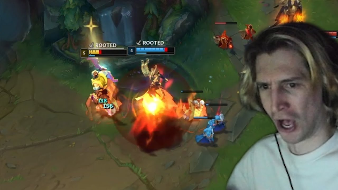 xQc Locks in Draven in Platinum