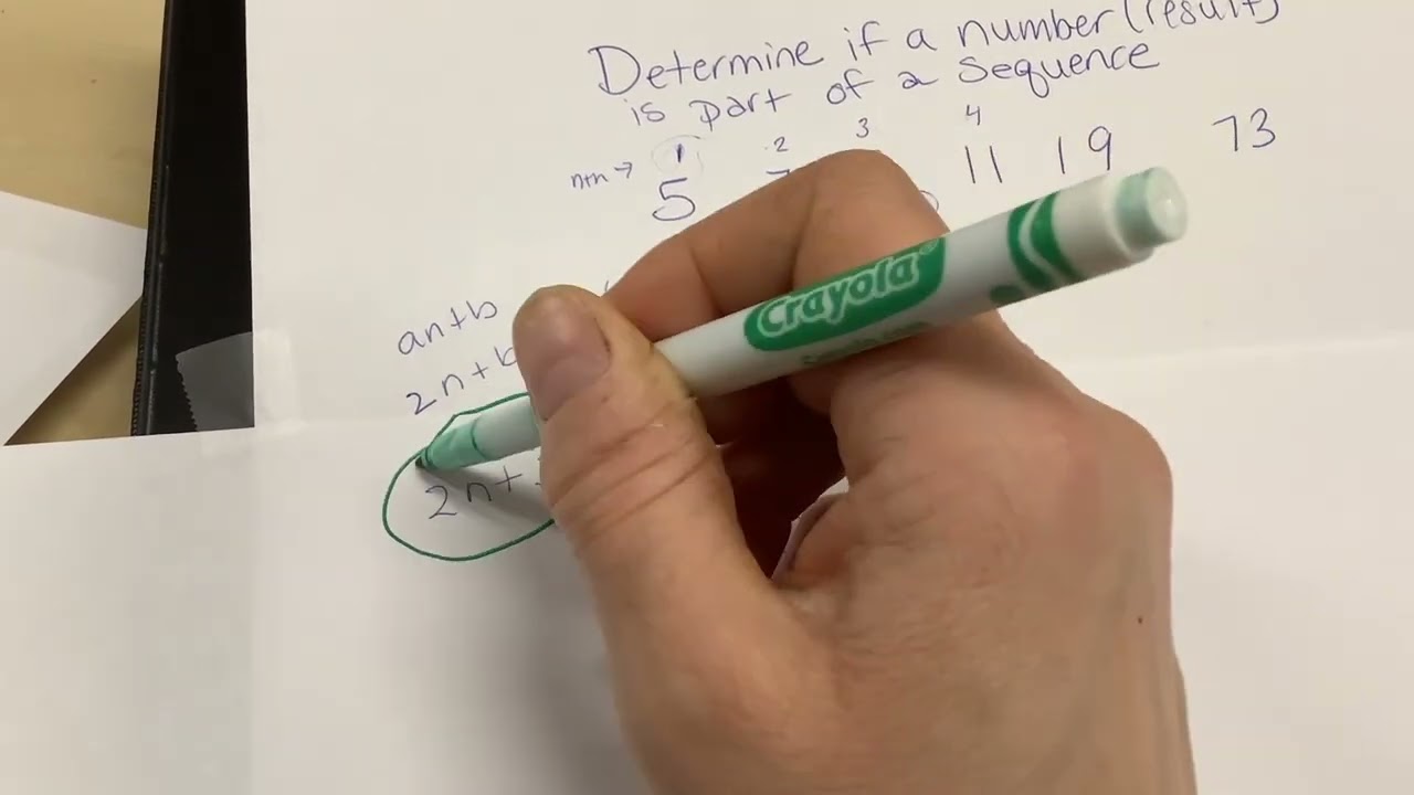 Determine if a Number is Part of a Sequence