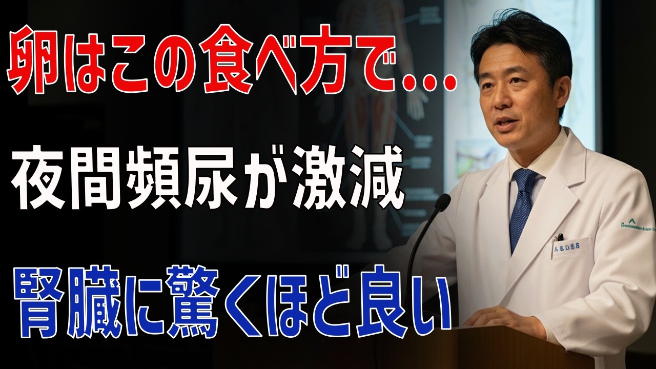 腎臓が弱い人必見！この6つの卵炒めを食べるだけで腎臓が元気に｜クレアチニン低下・夜間頻尿改善