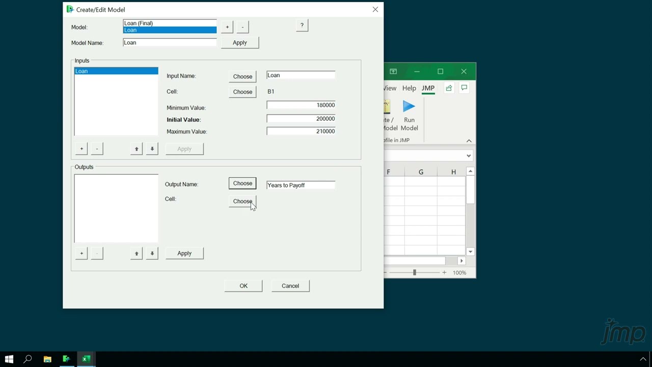 Excel Add-In: Profiling Excel Models in JMP