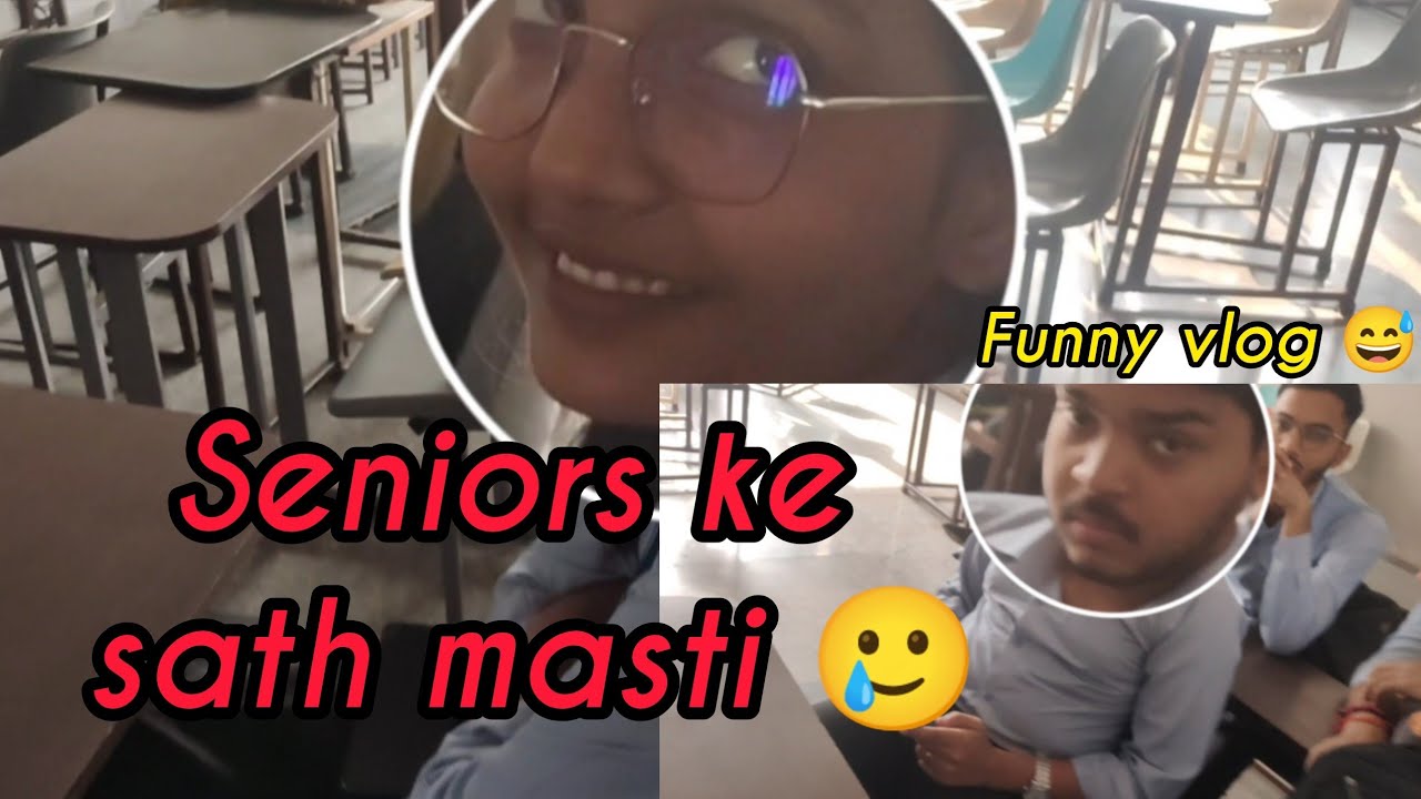 College Vlog 2026 | Seniors Ke Saath Masti 😂 | First Time Fun With Seniors | College Life Vlog