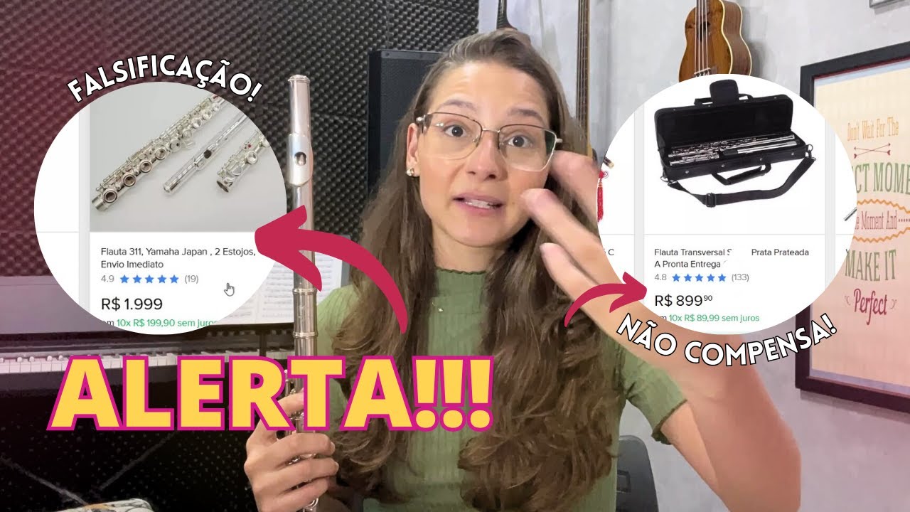 VAI COMPRAR UMA FLAUTA? MUITO CUIDADO COM AS F0LSlFIC@ÇÕES! MOSTREI A PESQUISA
