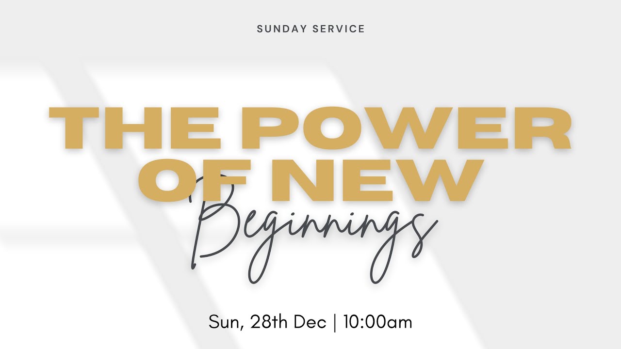 Sunday Service - 28th December 2025