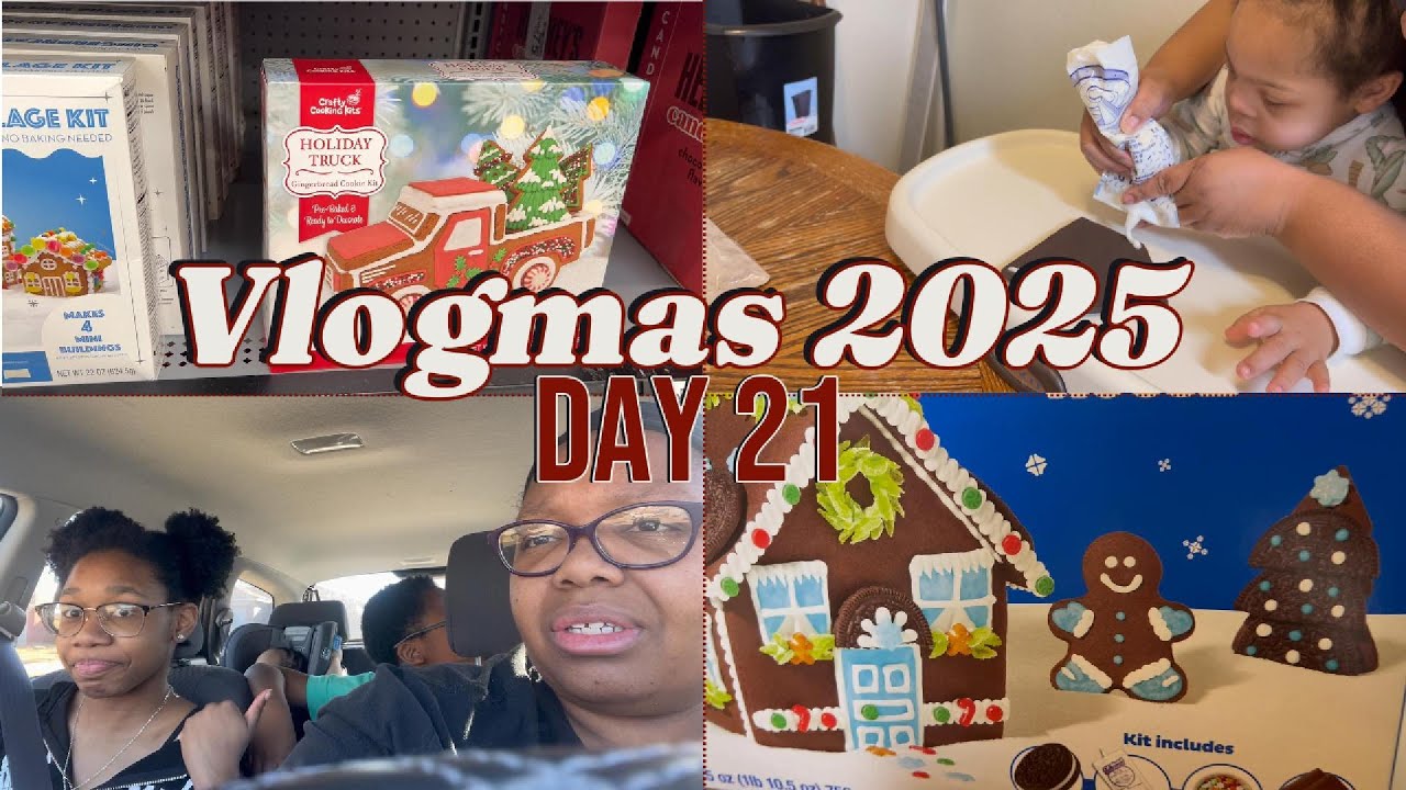 21-й день Vlogmas - Кто справился лучше всех? | Пряничные домики