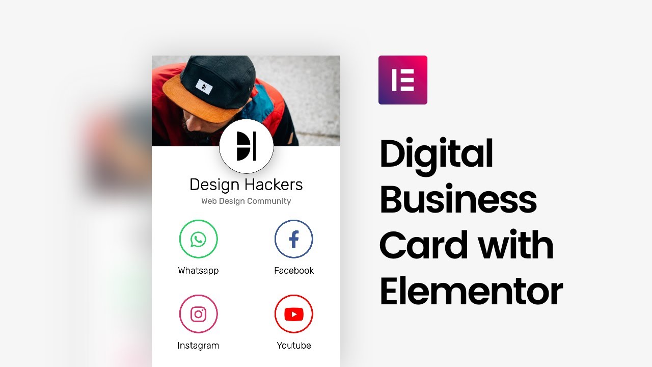 Create a Digital Business Card with Elementor - Full Tutorial