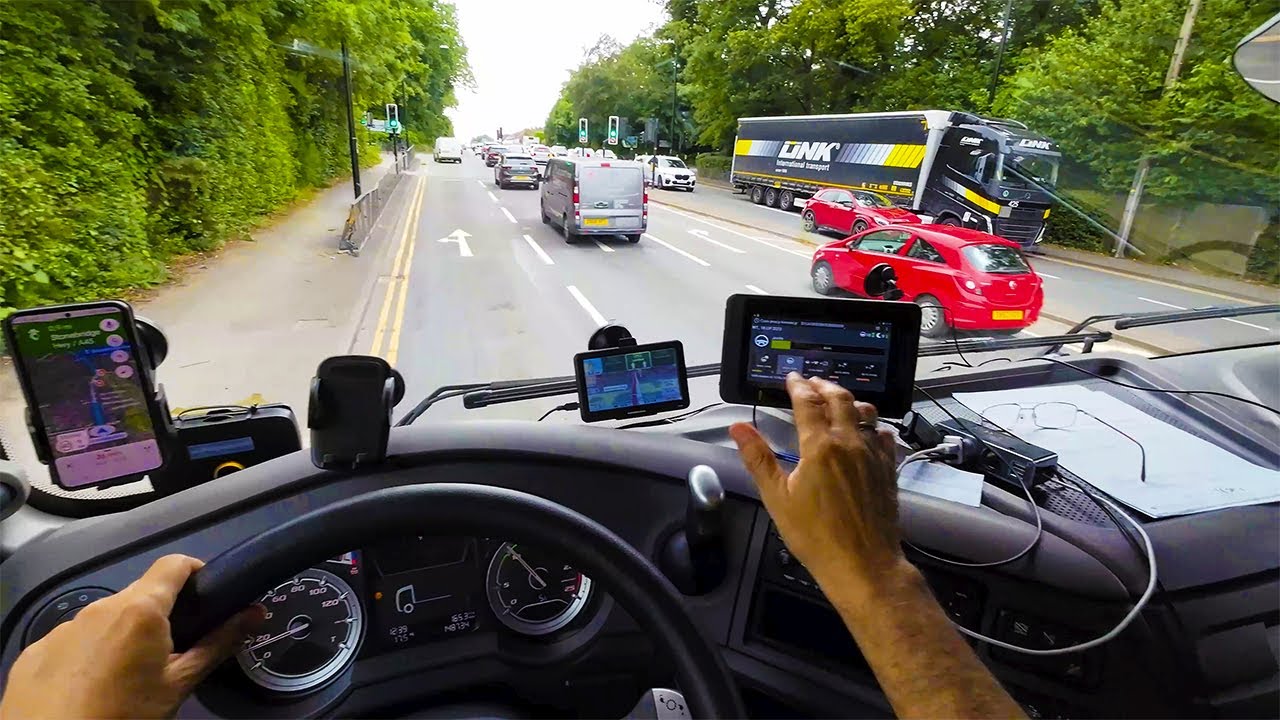 POV Driving DAF XF480 - Coventry