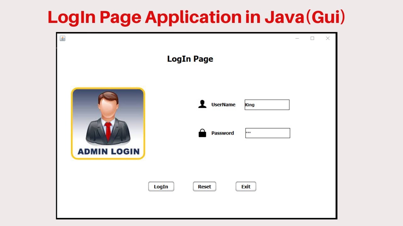 4: Create LogIn Form In Java(GUI) | Simple LogIn Form in Netbeans Using Java (Swing)