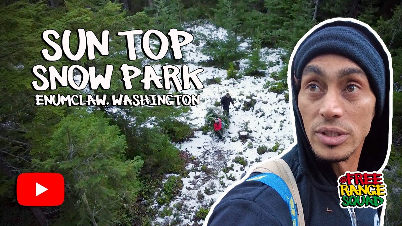 DIY Christmas Tree at Sun Top Sno Park | Enumclaw, Washington