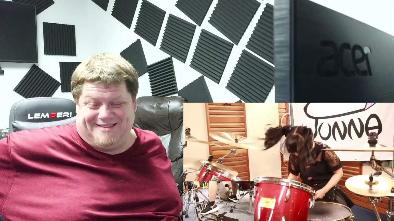BORN TO LOVE JUNNA!! 😍【 JUNNA 】 I Was Born To Love You / Queen - Drum Cover #reaction #hagane