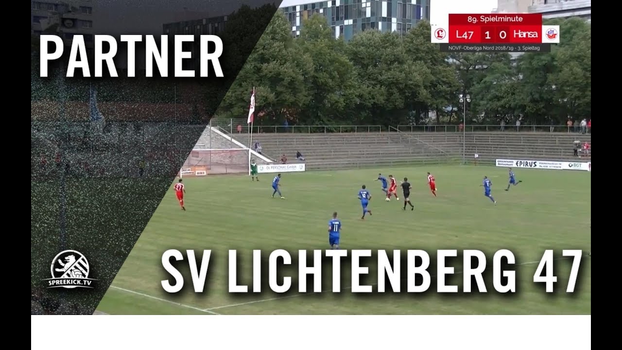 SV Lichtenberg 47 - FC Hansa Rostock II (3. Spieltag, NOFV-Oberliga Nord)