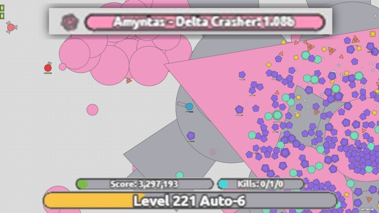 Arras.io Growth Arms Race Manhunt is really chaotic...