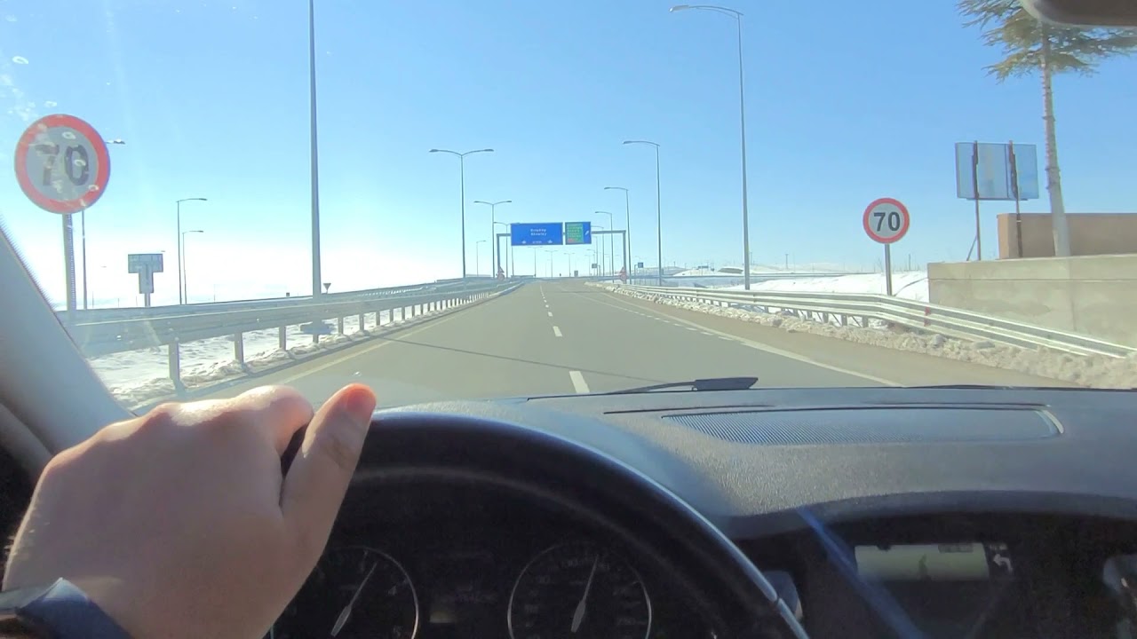 Renault Laguna 3 Executive 1.5 Dci Uzun Yol Videosu 9 // Rotasız Yolculuk - - Karlı Dağlar