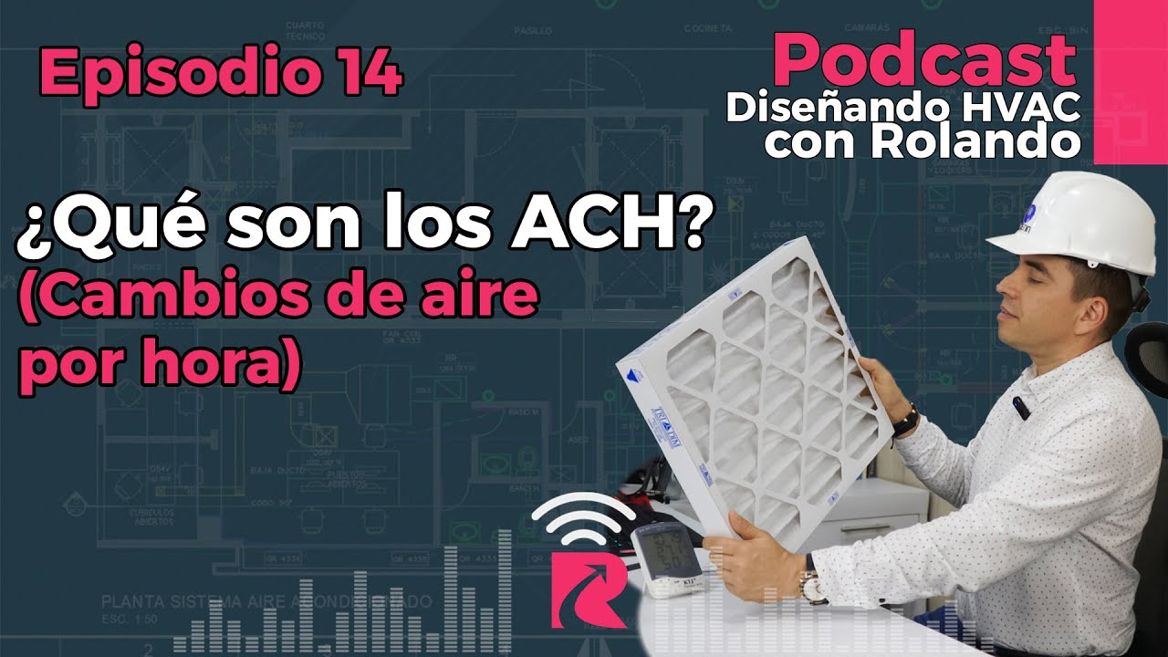 Episodio #14: Que son los Cambios de aire por hora (ACH) para cuartos limpios.