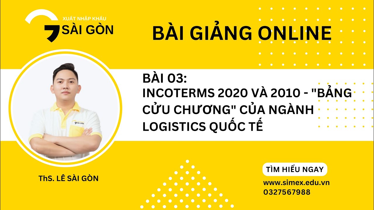 INCOTERMS 2020 VÀ 2010 - 