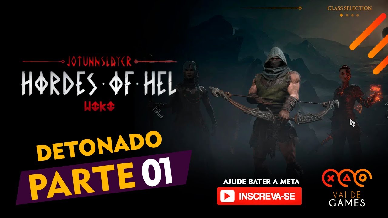 Jotunnslayer Hordes of Hel - #part1   |  SE -  INSCREVA P/ JOGAR [🔴ao vivo🔴]   #live #jotunnslayer