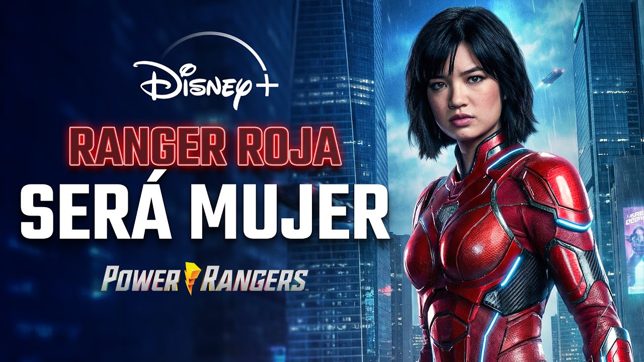 Power Rangers Reinicio de Disney tendrá una mujer como la Ranger Roja