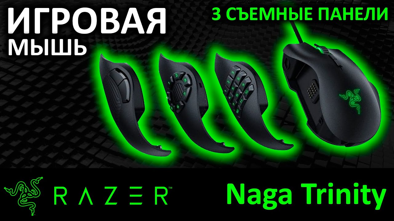Игровая мышь для задротов Razer Naga Trinity (RZ01-02410100-R3M1)