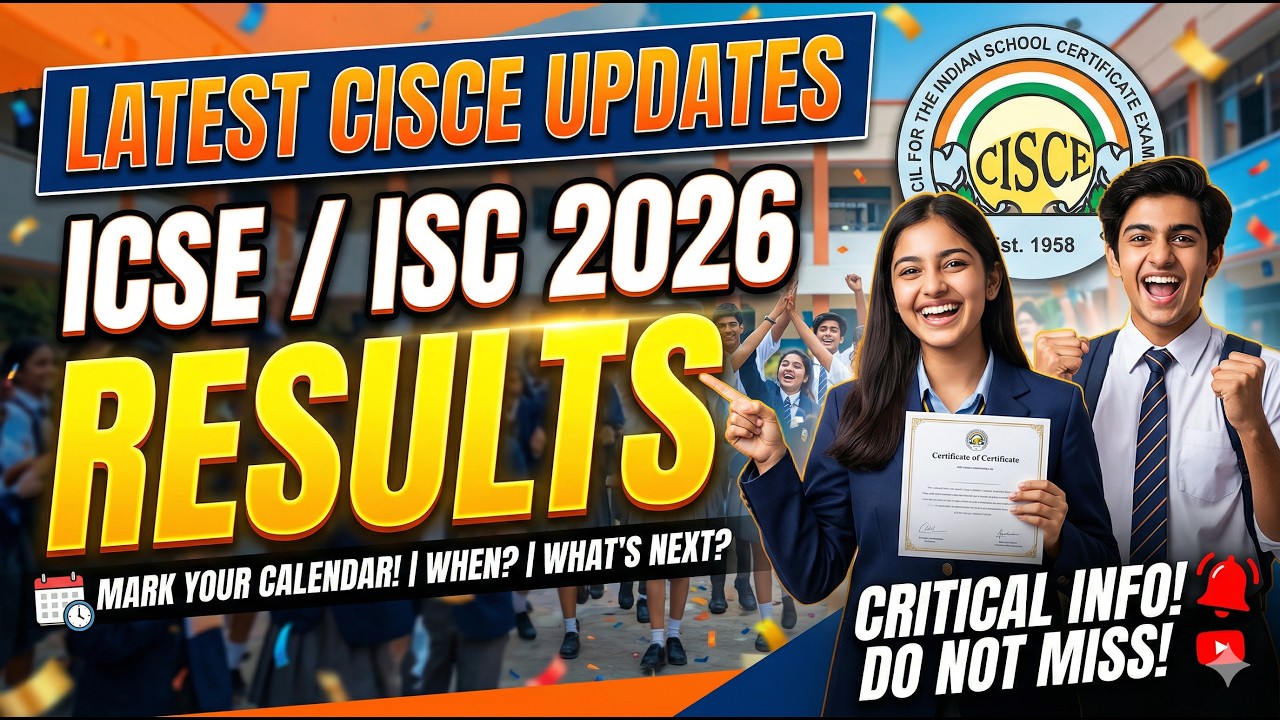 ICSE/ISC 2026 BIG BREAKING NEWS: CISCE 2026 Latest Changes News & No Fail Rules 2026? 😱 ICSE 2026! 🔥