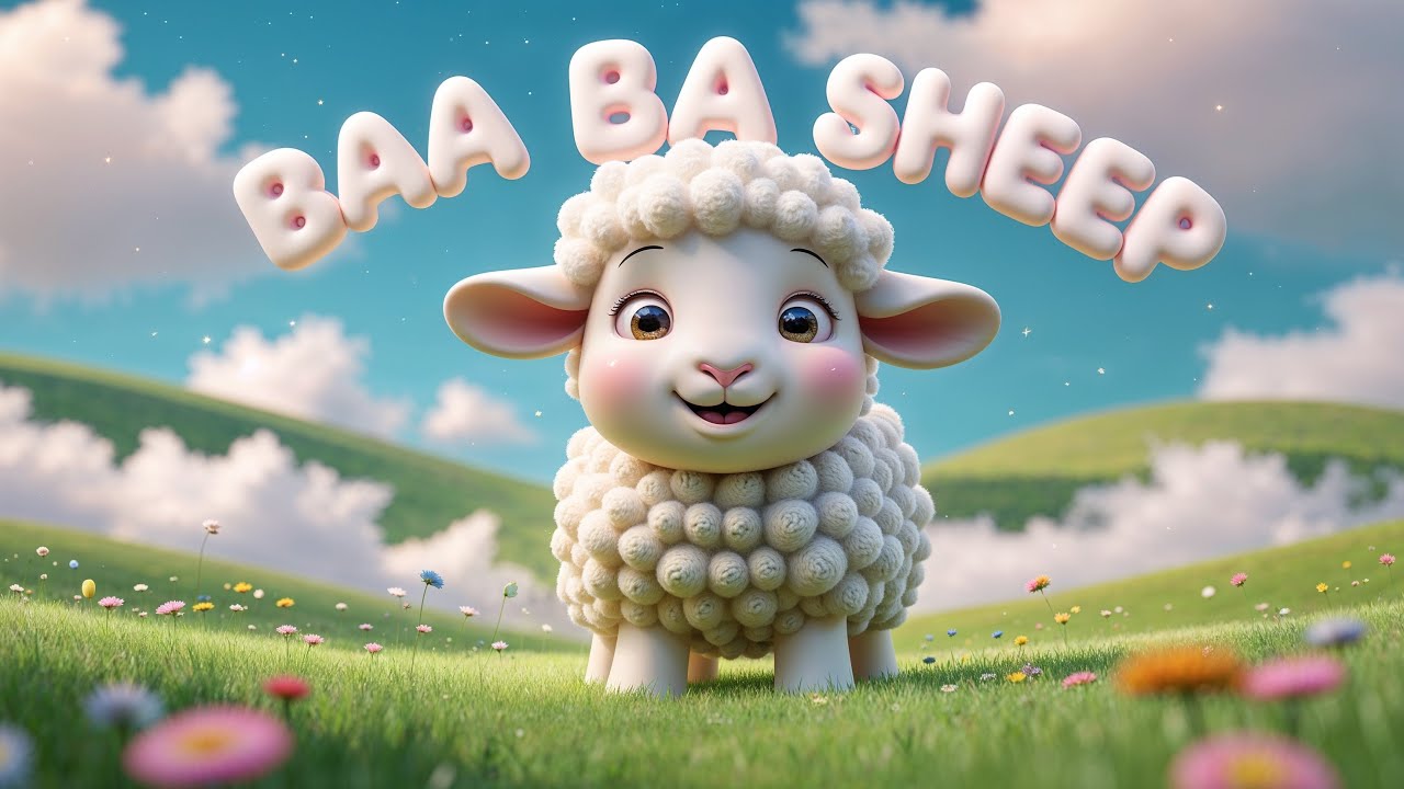 Baa Baa Sheep 🐑 | Fun Kids Song | Nursery Rhymes for Toddlers