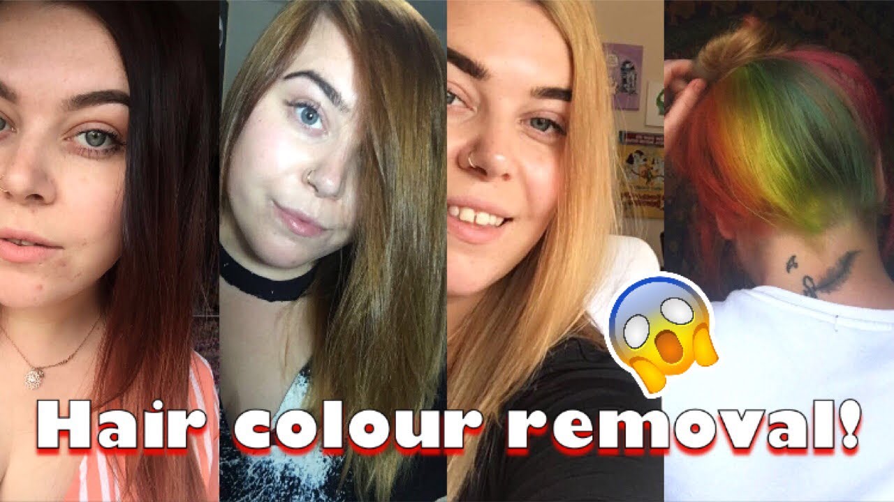 BLACK HAIR TO BLONDE AND RAINBOW 🌈😱