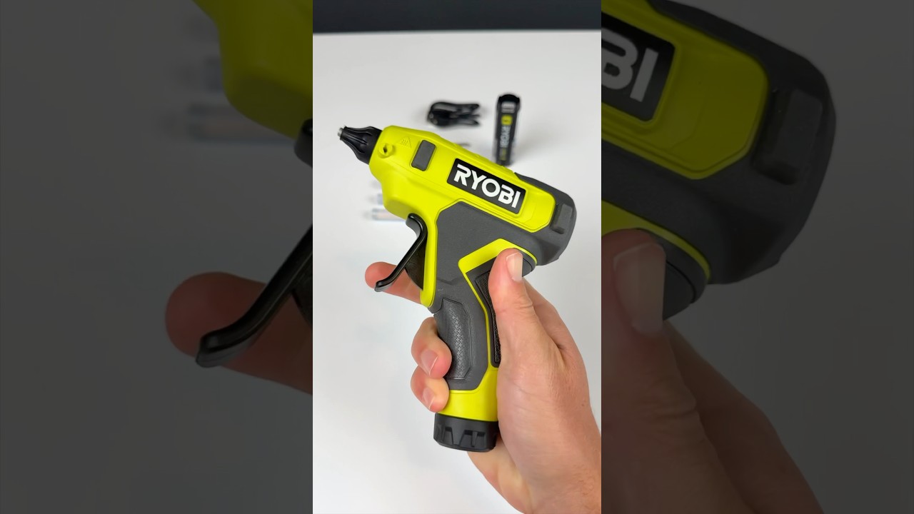 RYOBI&rsquo;s Tiny Glue Gun Packs a Punch! 💥🔋