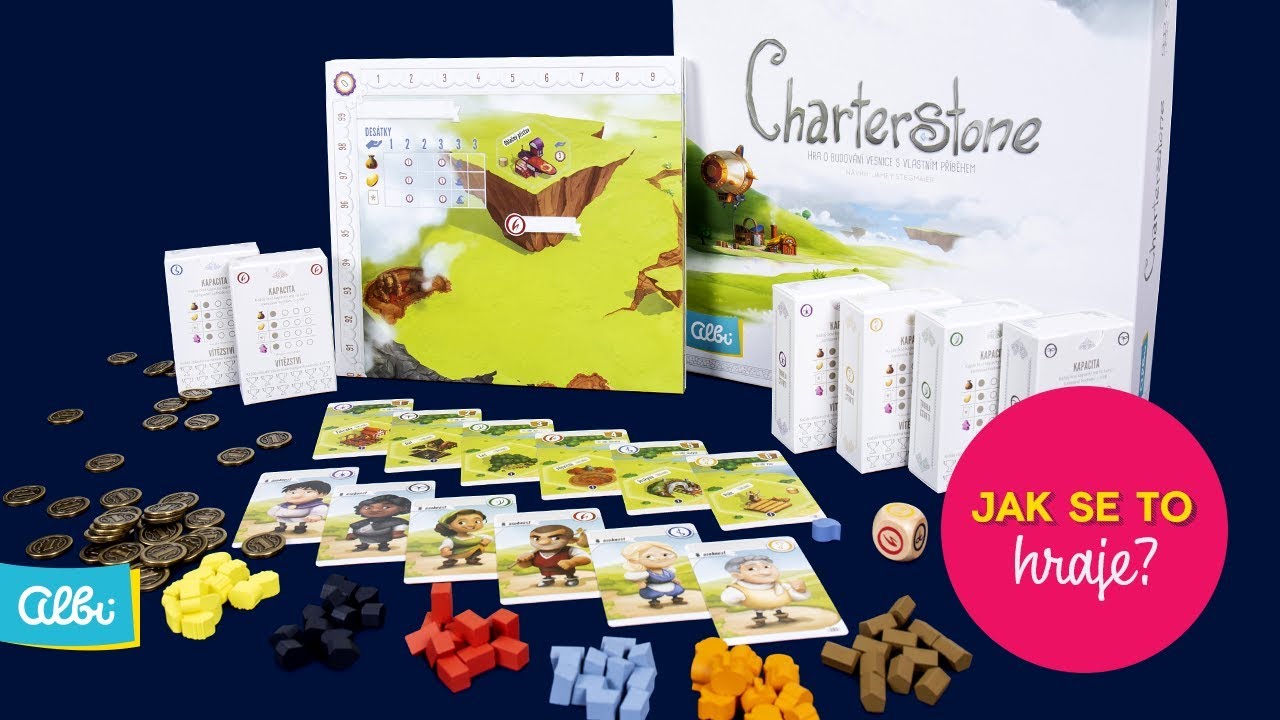 Jak se hraje Charterstone - strategick&aacute; hra od Albi