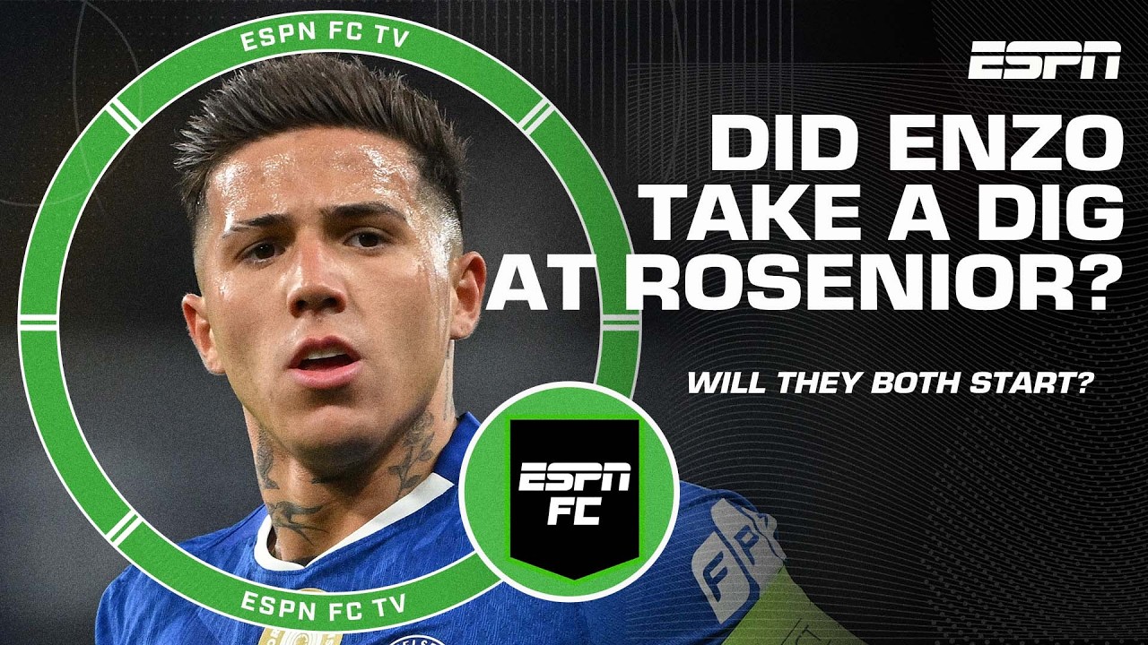 Did Enzo Fernandez TAKE A SWIPE at Liam Rosenior with comments about Enzo Maresca? | ESPN FC