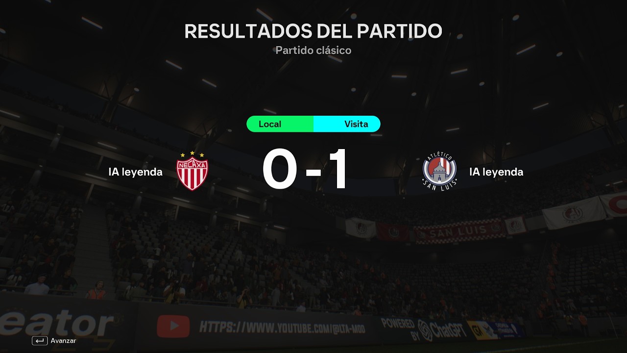 Necaxa vs Atlético de San Luis ●LIGA MX SIMULACIÓN FC 26●
