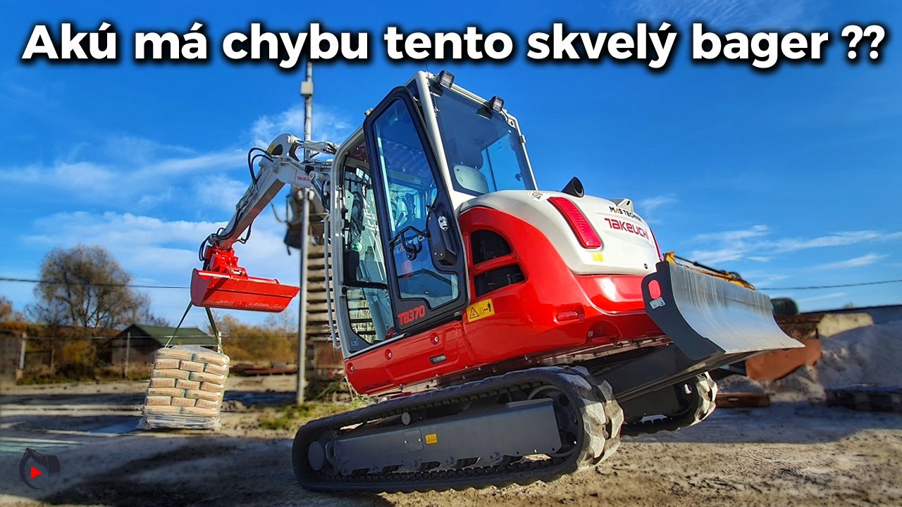 Bager Takeuchi TB370 & rotátor Hupptilt R | TEST & RECENZIA