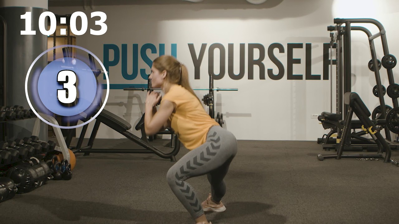 Intenzivan trening za zadnjicu bez rekvizita 1 (HIT Glute, no equipment 1)