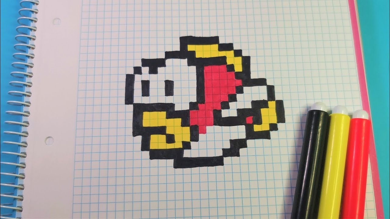 Como hacer a CHEEP CHEEP de SUPER MARIO | Pixel Art