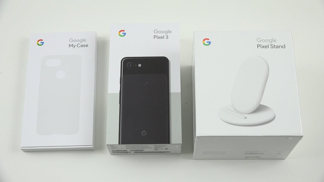 Google Pixel 3 and Google Pixel Stand Unboxing (Wireless Fast Charger)