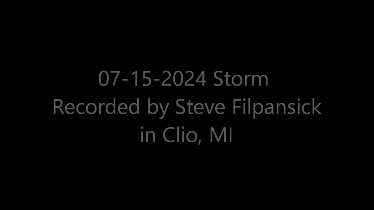 Storm from 07-15-2024, in Clio, Michigan
