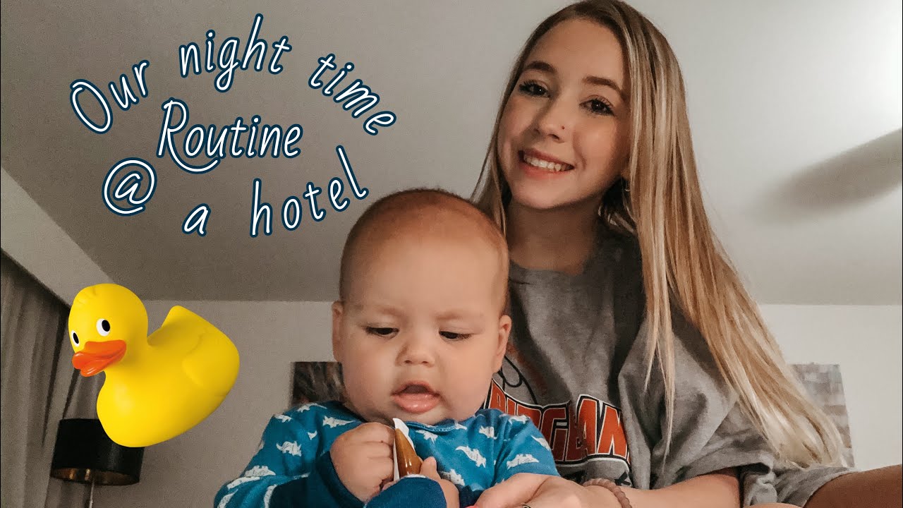 Teen Mom Night Routine In a Hotel! | Pregnant at 16