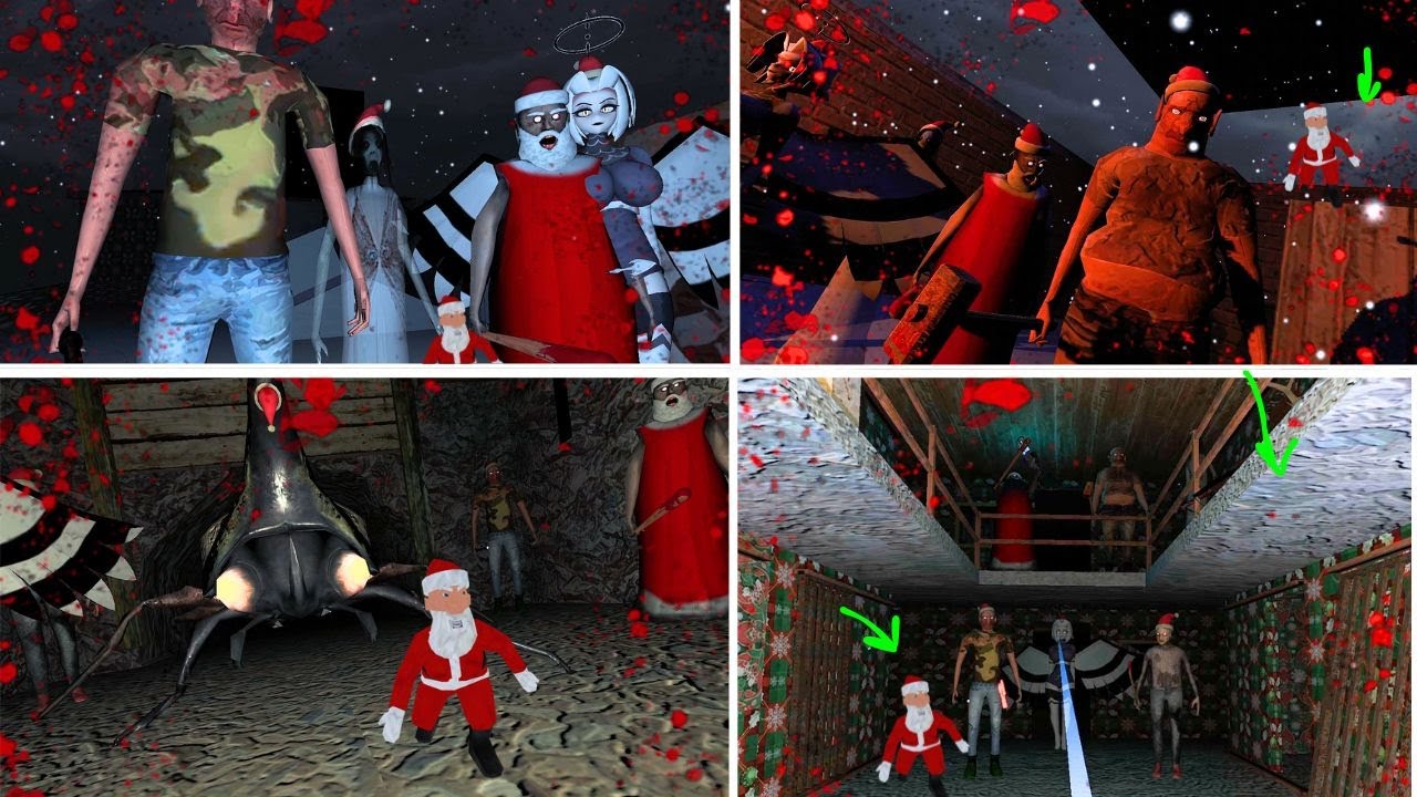 Mini Santa With All New Game Over Scene (PC) The Twins Revolution Christmas Mod Gameplay