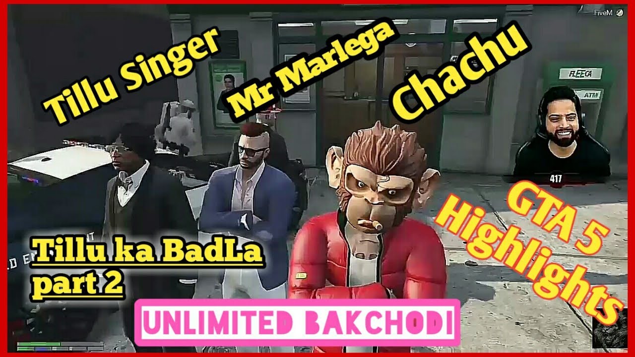 Tillu kidnapped | Mr Marlega Funny Moments!! Ft. Rakazone Gaming || GTA 5 RP Funny Highlights.