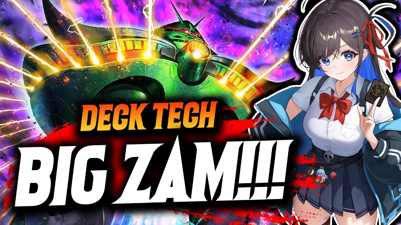 О, привет, БОЛЬШОЙ ЗАМ! Технологический набор из 38 карт Red/Green Zeon ► Карточная игра Gundam