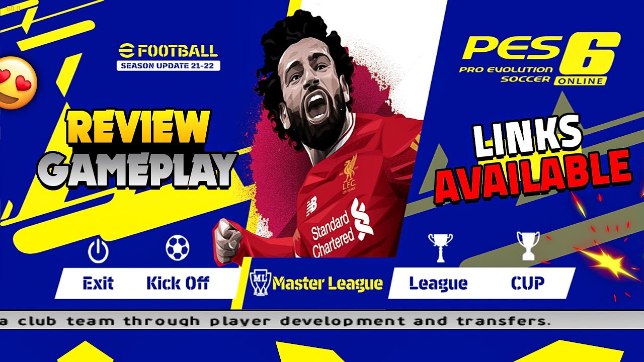 PES 6 Patch Arab Stars 2022 | Review & Gameplay w/Download Links | FHD 60FPS