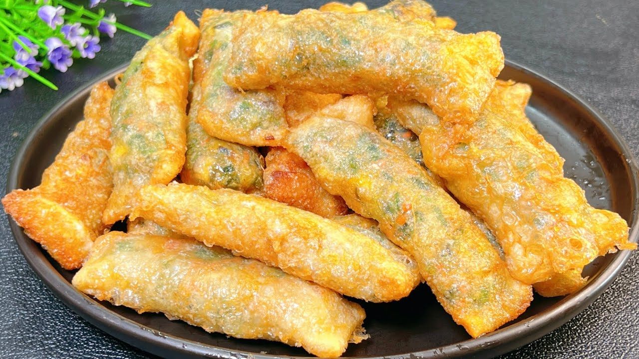 孩子點名吃的早餐，3分鐘出鍋，不和面不擀皮，做一次7天不早起，【麗麗廚房】，#炸韭菜春捲的做法，#韭菜春捲料理，#韭菜春捲食譜，#家常菜，#韭菜春捲怎麼炸酥脆，#韭菜春捲的做法，#韭菜春捲好吃