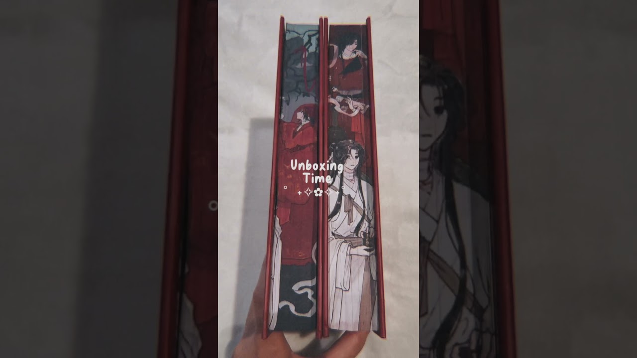 unbox my special edition hardcovers of heaven official&rsquo;s blessing with me &hearts;️