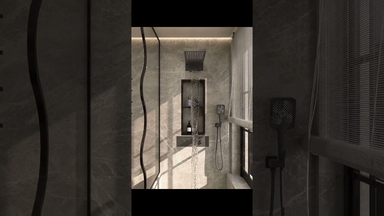 Modern bathroom interior design #bathroomdesign #washroom #bathroomideas #layout