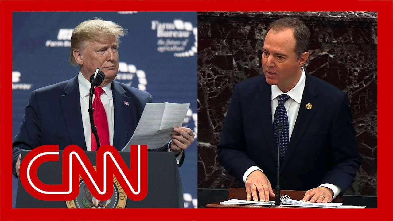 Democrats use Trump's own words against him at impeachment trial