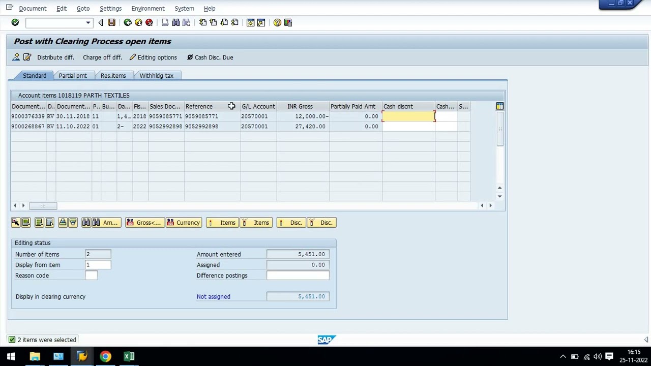 SM35 POSTING (How to reflect credit in the customer account)