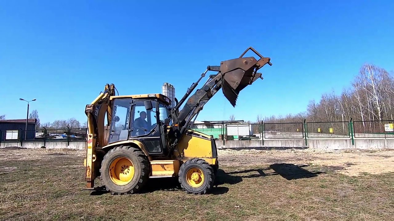 KOPARKO ŁADOWARKA CAT 428C