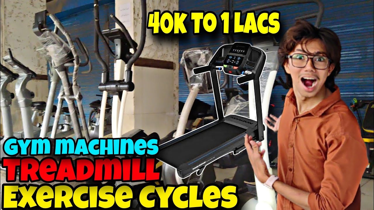 GYM MACHINES TREADMILL CYCLE'S AND MASSAGER FOR HOME JACKSON MARKET KARACHI 