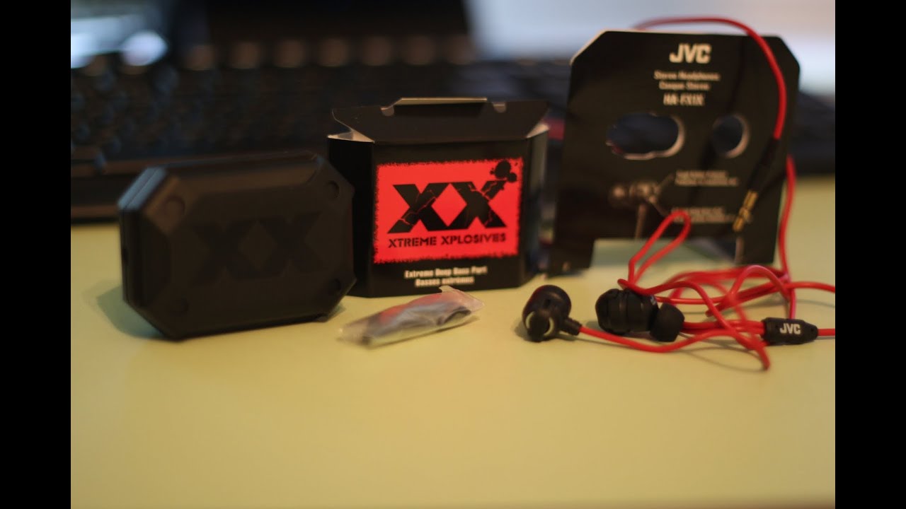 Распаковка и первый обзор JVC XTREME XPLOSIVES HA-FX1X: экстремальные бюджетные наушники